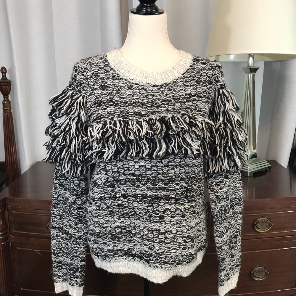 Banana Republic | fringe sweater - Picture 5 of 6